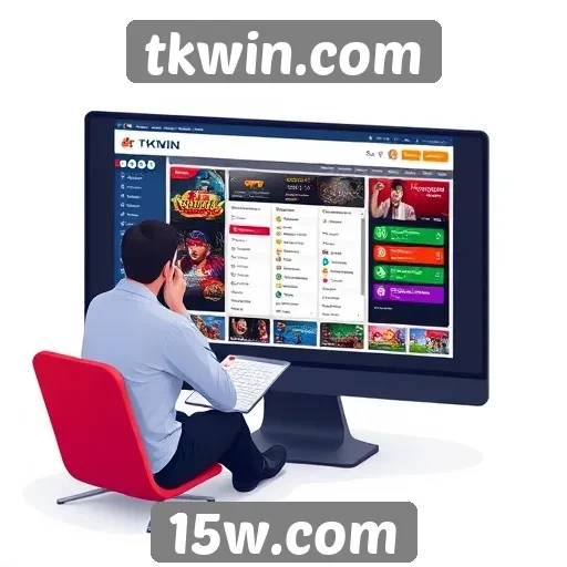 Análise da interface do usuário do tkwin.com